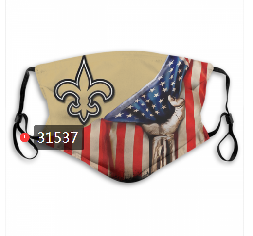 NFL 2020 New Orleans Saints #49 Dust mask with filter->nfl dust mask->Sports Accessory